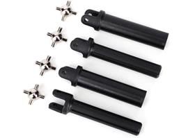 Traxxas - TRX6850X - Half shafts, heavy duty (external splined (2)/ internal splined (2))/ metal u-joints (4)