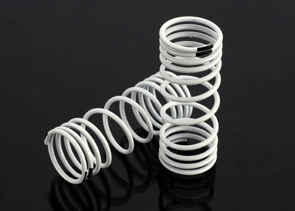 Traxxas - TRX6857 -  Springs, front (white) (progressive rate) (2)