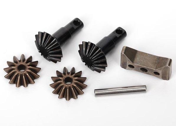 Traxxas - TRX6882X -  Gear set, differential (output gears (2)/ spider gears (2)/ spider gear shaft, carrier support)