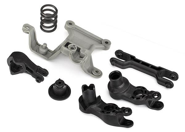 Traxxas - TRX7746 - Steering bellcranks/ bellcrank support/servo saver/ servo saver spring/ draglink/ 3x20mm shoulder screws (2)