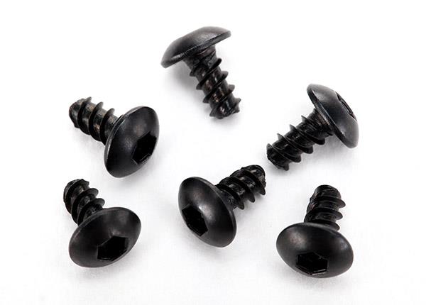 Traxxas - TRX7944 - 2.6x5mm Skrue med selvskærende gevind (hex drive) (6)