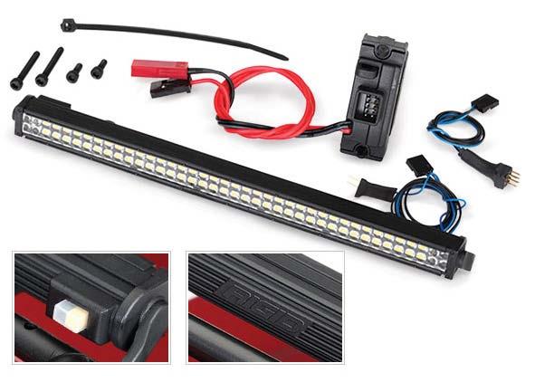 Traxxas - TRX8029 - LED lysbar kit (Rigid®)/power supply, TRX-4