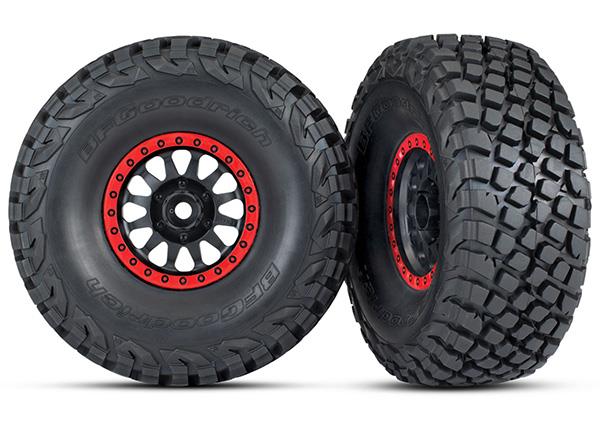 Traxxas - TRX8474 - BFGoodrich® Baja KR3 dæk limet på 3.8" fælge med 17mm hex - 2 stk