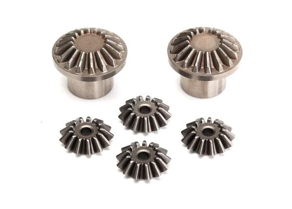 Traxxas - TRX8577 - Gear set, rear differential (output gears (2)/ spider gears (4)) (#8581 required to build complete differential)