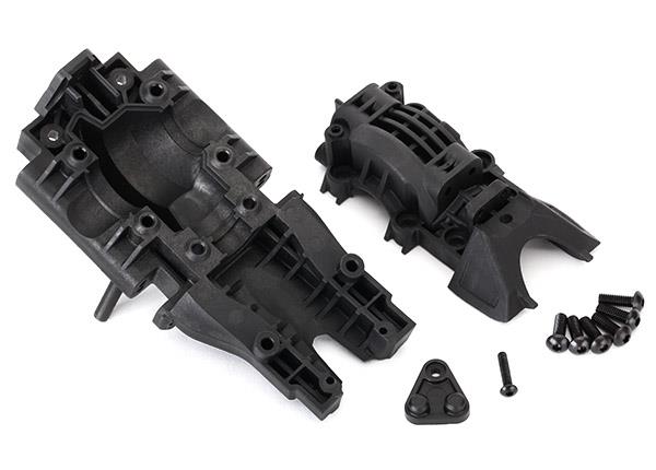Traxxas - TRX8629 - Bulkhead, rear (upper and lower)/ 4x12mm BCS (6) (requires #8622 chassis)