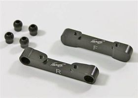 Team C - TU0418 - Alu Hinge Pin Brace Set rear 4WD