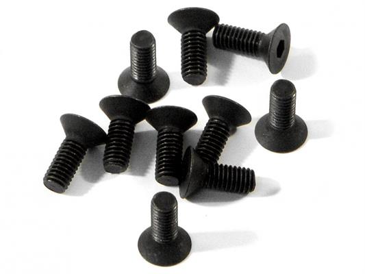 HPI - HPZ082 - Flat Head Screw M3X8Mm (Hex Socket/10Pcs)