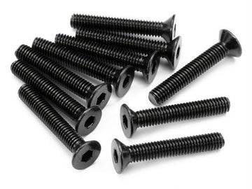 HPI - Z086 - FLAT HEAD SCREW M3x18mm (HEX SOCKET/10pcs)