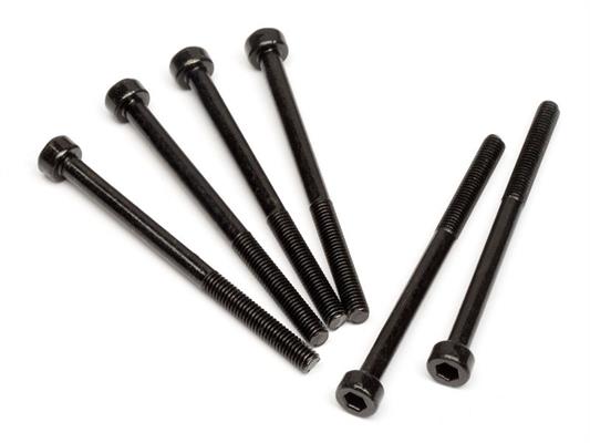 HPI - HPZ303 - Cap Head Screw M3X42Mm (Black/6Pcs)