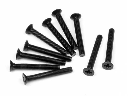 HPI - HPZ348 - Flathead Screw M3X24Mm (10Pcs)