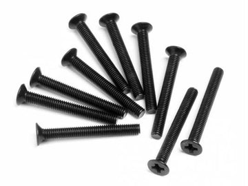 HPI - HPZ349 - Flat Head Screw M3X26Mm (10Pcs)