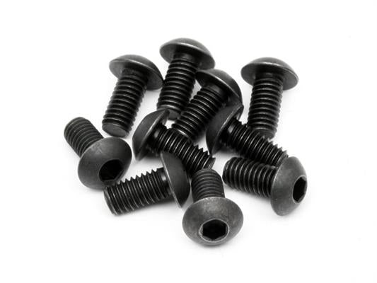 HPI - Z351 - BUTTON HEAD SCREW M3x6mm (HEX SOCKET/10pcs)