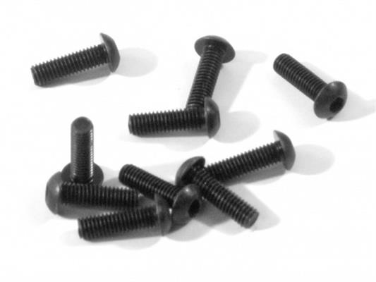 HPI - Z353 - BUTTON HEAD SCREW M3x10mm (HEX SOCKET/10pcs)