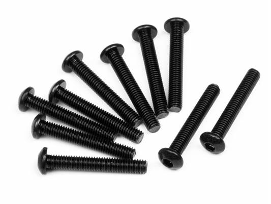 HPI - Z357 - BUTTON HEAD SCREW M3x20mm (HEX SOCKET/10pcs)