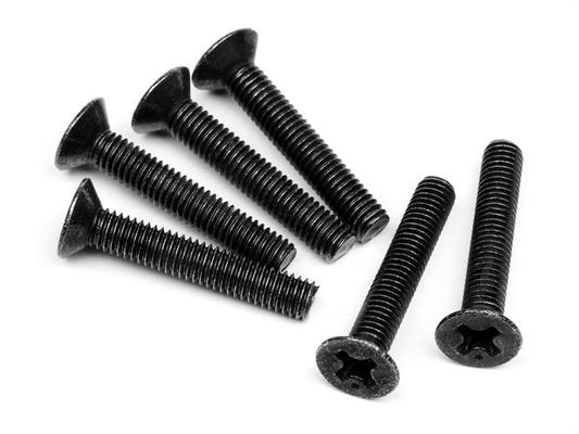 HPI - HPZ530 - Flat Head Screw M3X18Mm (6Pcs)