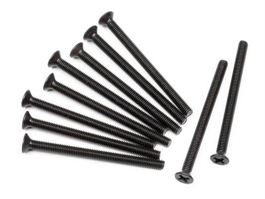 HPI - HPZ536 - Flat Head Screw M3X40Mm (10Pcs)