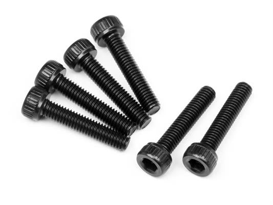 HPI - HPZ545 - CAP HEAD SCREW M3x15mm (6pcs) 2.5mm Hex Socket