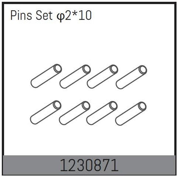 Absima - 1230871 - 2x10 pind sæt til ADB1.4