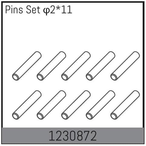 Absima - 1230872 - 2x11 pind sæt til ADB1.4