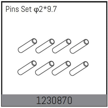 Absima - 1230870 - 2x9.7 pind sæt til ADB1.4