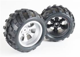 WL Toys - A979-02 - Tromb dæk limet på fælge - Dette er dæk til  højre side