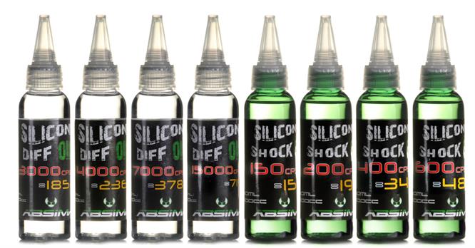 Absima - 3030009 - 41 WT/ 500 CPS Silicone Støddæmper olie - 60 ml