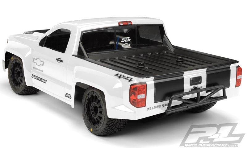 Pro-Line - PL3457-00 - Chevy Silverado Pro-Touring klar karosseri i lexan til Slash 2wd og Slash 4x4 - Du skal bruge 2.8" fælge