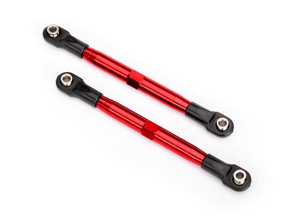 Traxxas - TRX6742R - Toe links (TUBES red-anodized, 7075-T6 aluminum, stronger than titanium) (87mm) (2)/ rod ends, rear (4)/ rod ends, front (4)/ alu