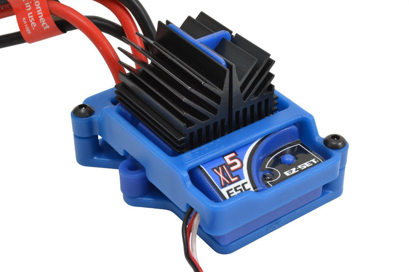 RPM - RPM73485 - ESC Cage for the Traxxas XL-5 & XL-10 – fits the Stampede 4×4, Slash 4×4, Slash 2wd & Rally - Blue
