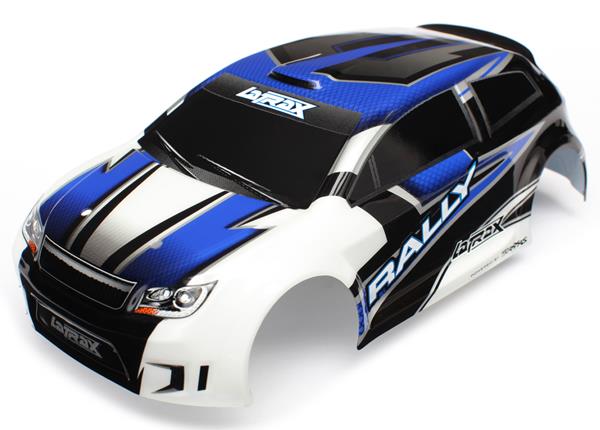 Latrax - TRX7514 - Body, LaTrax® 1/18 Rally, blue (painted)/ decals