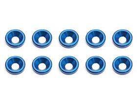 Team Associated - AE89229 - Blue Countersunk Washers