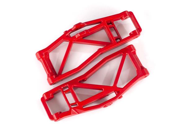 Traxxas - TRX8999R - Suspension arms, lower, red (left and right, front or rear) (2) (for use with #8995 WideMaxx™ suspension kit)