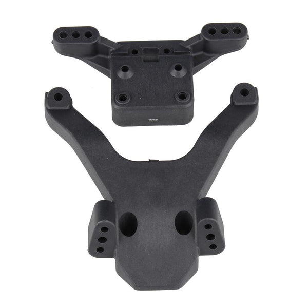 Team Associated - AE91875 - RC10B6 FT Top Plate and Ballstud Mount, carbon