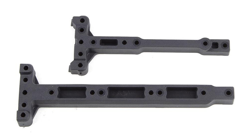 Team Associated - AE92300 - RC10B74 FT Chassis Braces, Carbon