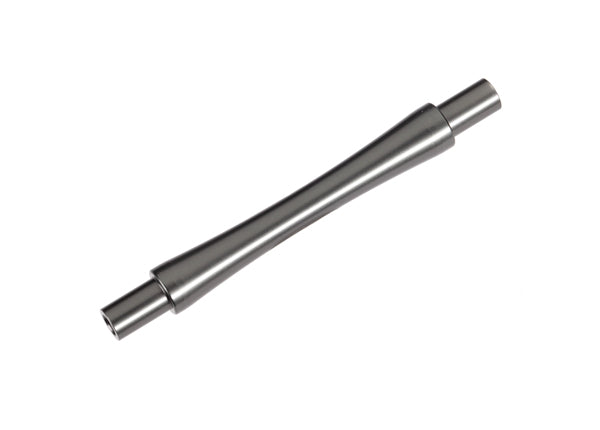 Traxxas - TRX9463 - Axle, wheelie bar, 6061-T6 aluminum (gray-anodized) (1)/ 3x12 BCS (with threadlock) (2)