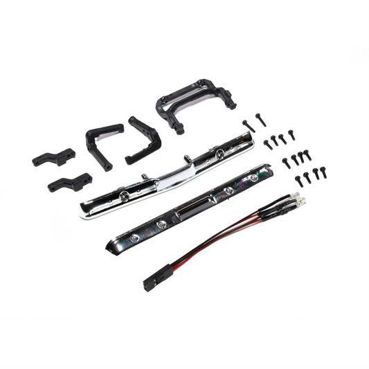 Axial - AXI200002 - Bumper Set with LED, 1967 Chevy C10: SCX24