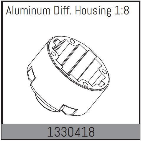 Absima - 1330418 - Aluminium differential housing 1/8