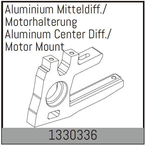 Absima - 1330336 - Aluminum Center Diff./Motor Mount