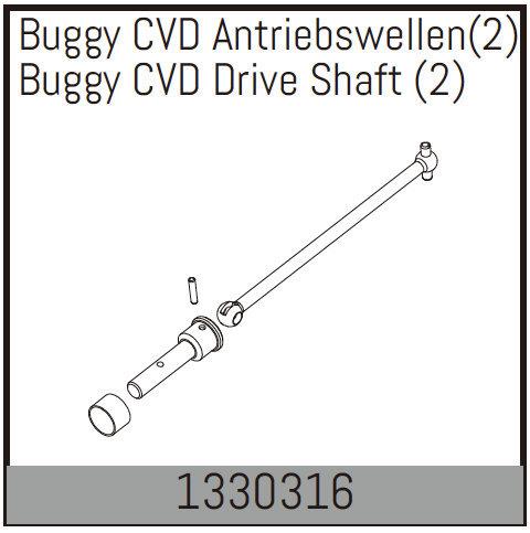 Absima - 1330316 - Buggy CVD Drive Shaft (2)