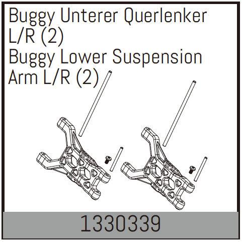 Absima - 1330339 - Buggy Lower Suspension Arm L/R (2)