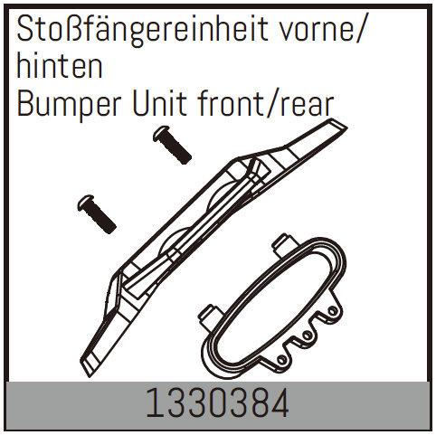 Absima - 1330384 - Bumper Unit front/rear (2)