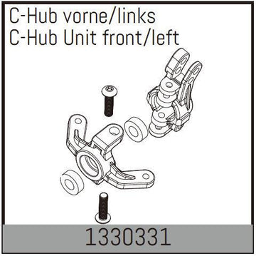 Absima - 1330331 - C-Hub Unit front/left