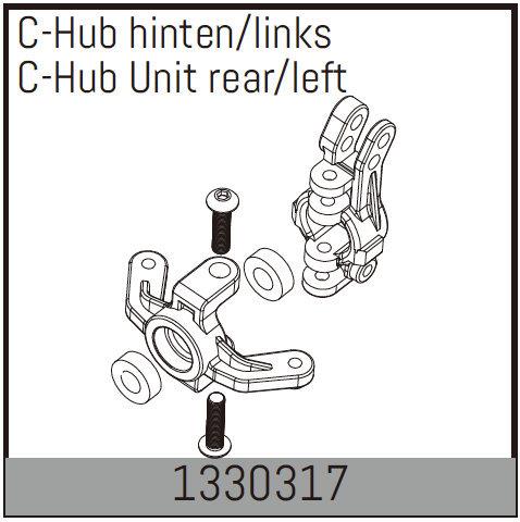 Absima - 1330317 - C-Hub Unit rear/left
