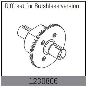 Absima - 1230806 - Differentiale til Brushless version