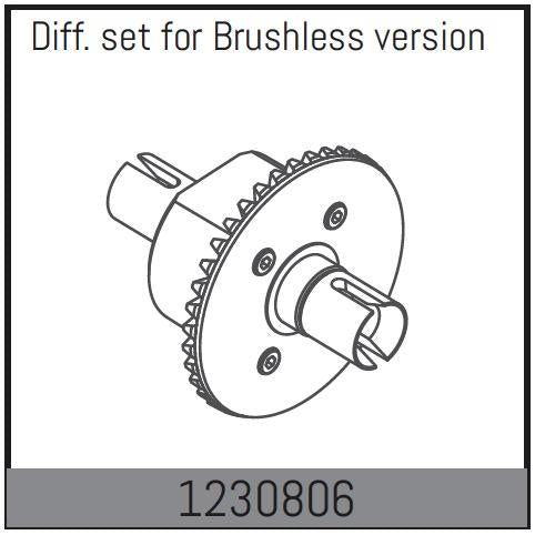 Absima - 1230806 - Differentiale til Brushless version