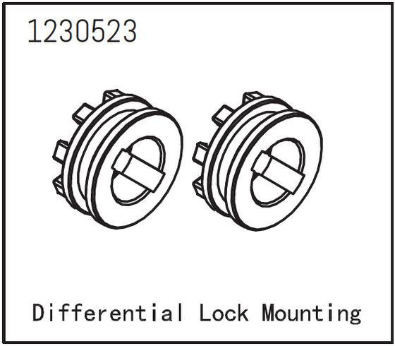 Absima - 1230523 - Differential Lock Mounting