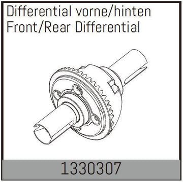 Absima - 1330307 - Front/ Rear Differential til Stock, Torch og Assassin