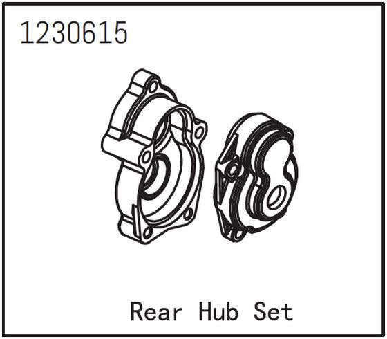 Absima - 1230615  - Rear Hub Set