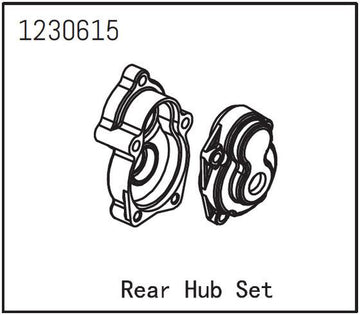 Absima - 1230615  - Rear Hub Set