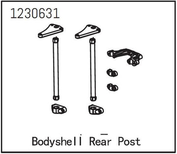 Absima - 1230631 - Body Shell Post rear